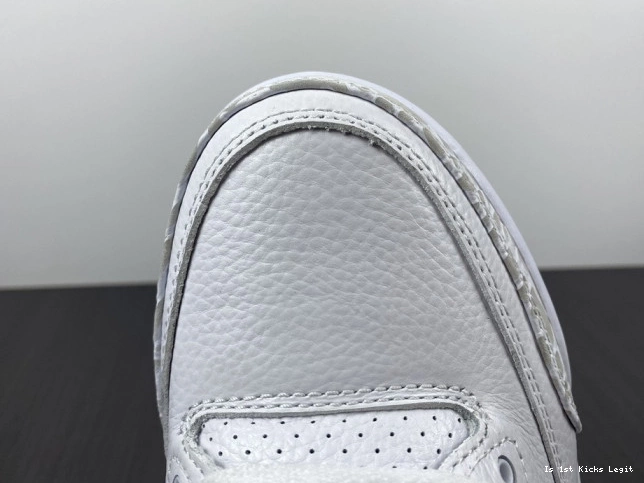 429487-111 'Triple Jordan PS White' Air Retro 3 0808